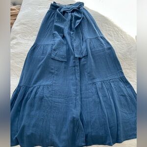 MIOU MUSE blue wide leg pants. XS. NWT.